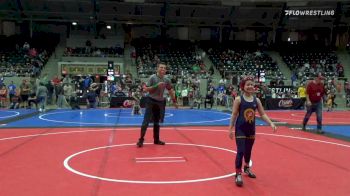 100 lbs Rr Rnd 2 - Jocelyn Miller, Pryor Tigers vs Brialee Layfield, Tulsa Blue T Panthers