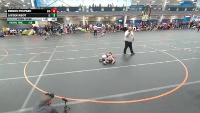 56 lbs Cons. Semi - Briggs Poupard, Unattached vs Jayden Ribot, Eagle Empire