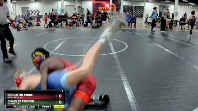 96 lbs Semis (4 Team) - Charles Cooper, SC Prep vs Brighton Prine, Full Circle