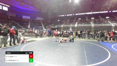 57 lbs Semifinal - Kolt Luster, Athlos Wrestling vs Hawkins Hoffman, Green River Grapplers