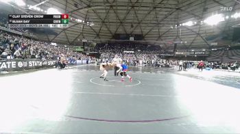 Boys 2A 165 lbs Cons. Round 1 - Elijah Day, Centralia vs Clay Steven Crow, Prosser
