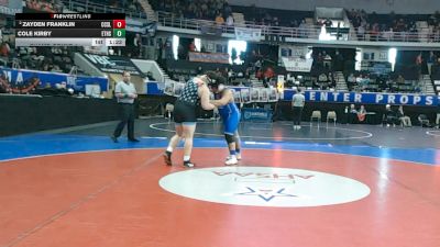 1A-4A 285 Champ. Round 1 - Cole Kirby, Etowah High School vs Zayden Franklin, Coosa Christian School