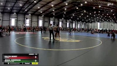 117 lbs Semifinal - Maliya Berry, Durant vs Jenna Anderson, Virginia Killers