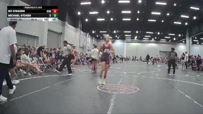 88 lbs Round 5 (8 Team) - Bo Strader, Backyard Brawlers Gold vs Michael Stoker, Takedown Elite