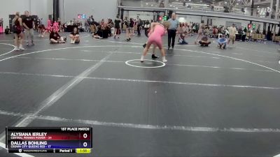 107 lbs Placement (4 Team) - Alysiana Ierley, Central Pennies Power vs Dallas Bohling, Crown City Queens Red