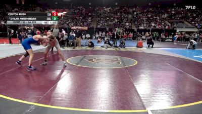 6A 126 lbs Quarterfinal - Colton Rush, Coeur D Alene vs Dylan Frothinger, Eagle