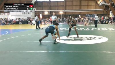 145 lbs Round Of 32 - Andrew Brown, Iron Faith vs Levi Bobadilla, St. Joseph Hs