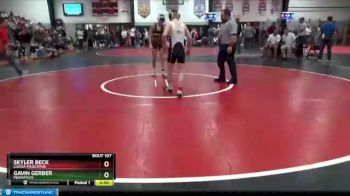 113 lbs Round 2 - Gavin Gerber, Mediapolis vs Skyler Beck, Louisa-Muscatine