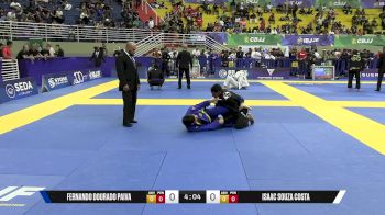 Isaac Souza Costa vs Fernando Dourado Paiva 2025 Brasileiro Jiu-Jitsu IBJJF