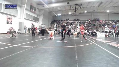 85 lbs Quarterfinal - Bear Cosby, Pawhuska Elks Takedown vs Carsten Reiss, Keystone Wrestling Club