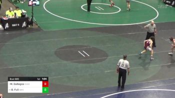 103 lbs Round Of 16 - Mateo Gallegos, Dubois vs Brady Full, Abington Heights