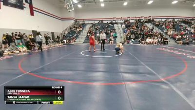 185 lbs Round 4 - Abby Fonseca, Katy (Girls) vs Tanya Jaafar, Lewisville Flower Mound (Girls)