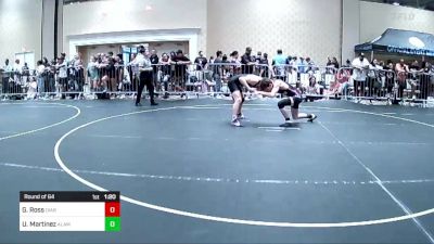 132 lbs Round Of 64 - Gavin Ross, Diablo Grande WC vs Uriah Martinez, Alamosa