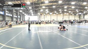 100 lbs Consi Of 32 #1 - Draven Cowger, CA vs Jaden Pagan, SC