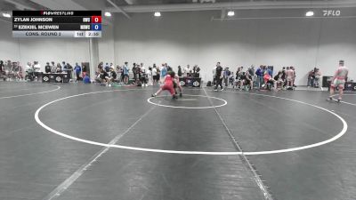 79 lbs Cons. Round 2 - Zylan Johnson, Harrah Wrestling Club vs Ezekiel McEwen, Mat Demon Wrestling Club
