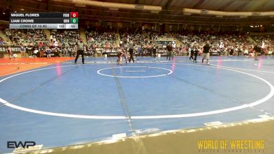 61 lbs Consi Of 16 #2 - Miguel Flores, Perrysburg vs Liam Crowe, Grindhouse