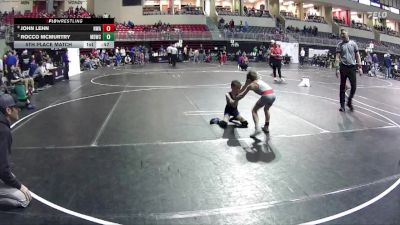 56 lbs 5th Place Match - Rocco McMurtry, Midwest Destroyers Wrestling Club vs John Lehn, Nebraska Wrestling Academy