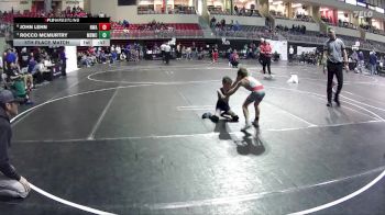 56 lbs 5th Place Match - Rocco McMurtry, Midwest Destroyers Wrestling Club vs John Lehn, Nebraska Wrestling Academy