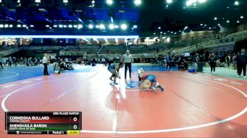 170 lbs 3rd Place Match - Shenshaila Baron, North Miami Sr High vs Corneisha Bullard, Toombs County