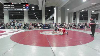 60 lbs Cons. Round 2 - Brayden Sigle, Steller Trained Wrestling vs Jeremiah Oliva, Crater High School Wrestling