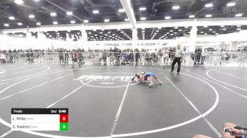 50 lbs Final - Lilah Miller, Rancho Bernardo WC vs Celine Hashmi, Savage House WC
