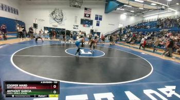 132 lbs Round 1 - Anthony Garcia, Lovell Middle School vs Cooper Ward, Rocky Mountain Middle School