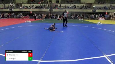 55 lbs Semifinal - Jaxon Liffrig, Mn Elite vs Gannon Knutson, Outlaw Wrestling Club