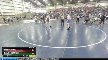 195 lbs Champ. Round 1 - Conor LeDuc, Flathead High School Wrestling vs Dailen Corrigan, Team Sublime