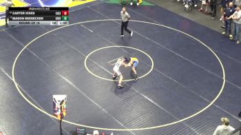 96 lbs Round Of 16 - Carter Ickes, Chestnut Ridge vs Mason Keesecker, Derry Area