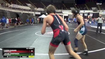 132 Varsity Semifinal - Caden Hughes, Spanish Fort vs Jacob Constanza, Gulf Shores