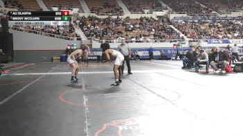 167-D1 3rd Place Match - Brody McClure, Mountain View (Mesa) High School vs Ali Elasfia, Williams Field High School