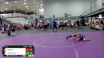 60 lbs Round 7 (8 Team) - Carter Pollock, U2 Upstate Uprising vs Tim Johanaman, 84 Athletes