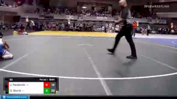 80 lbs Quarterfinals (8 Team) - Jaxon Pazdernik, Perham vs Daniel Okorie, Kasson-Mantorville