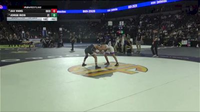 106 lbs 3rd Place - Jax Vang, Buchanan (CS) vs Jorge Rios, St. John Bosco (SS)