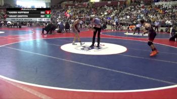 4A 120 lbs 3rd Place Match - Grant Griffith, Perryville vs Kaden Huffman, Dover