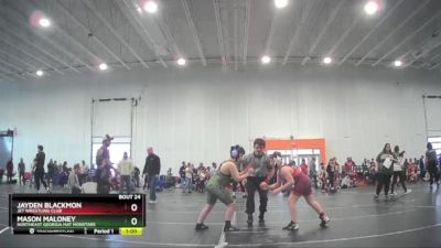 105/115 Round 2 - Mason Maloney, Northeast Georgia Mat Monstars vs Jayden Blackmon, Jet Wrestling Club