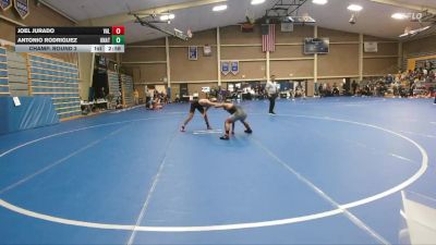 133 lbs Champ. Round 2 - Antonio Rodriguez, Unattached vs Joel Jurado, Valiant