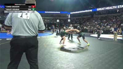 157 lbs Quarterfinal - Chris Creason, El Diamante (CS) vs Bailey Holman, Poway (SD)