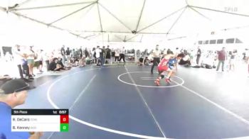 137 lbs 5th Place - Rocco DeCaro, Temecula vs Brock Kenney, Reign