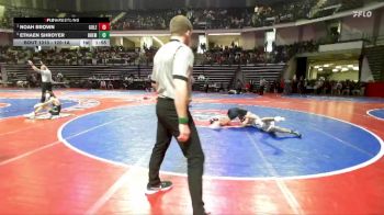 120-1A Semifinal - Noah Brown, Gordon Lee vs Ethaen Shroyer, Bremen