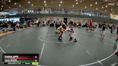 88 lbs Round 4 (6 Team) - Charlie Jones, Jaguar Warriors vs Miles Skates, Crossroads Wrestling