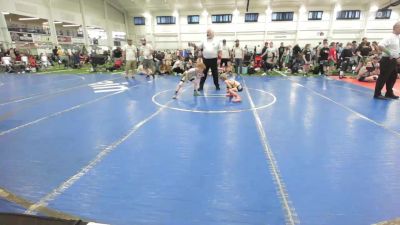 55 lbs Consi Of 4 - Aspen Zamitalo, Patriots Wrestling Club-EL vs Landry Myles, Arsenal WV-EL