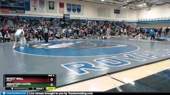 132 lbs Cons. Round 2 - Sebastian Castin, Apple Valley vs Wyatt Wall, Foley