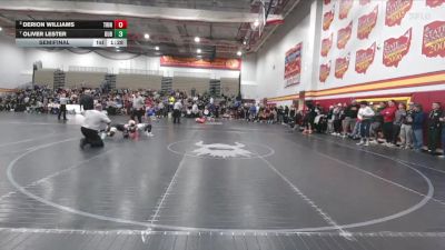 120 lbs Semifinal - Derion Williams, Trinity vs Oliver Lester, Dublin Coffman