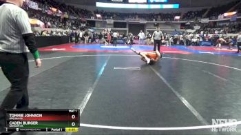 7A 165 lbs Cons. Round 3 - Tommie Johnson, Opelika Hs vs CADEN BURGER, Grissom Hs