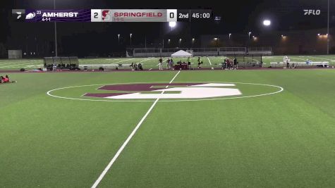 Replay: Amherst vs Springfield | Sep 23 @ 7 PM
