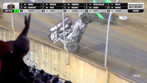 Tanner Thorson & Aaron Reutzel Collide At Lawrenceburg