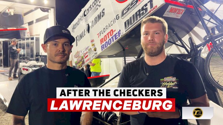 After The Checkers: Kyle Larson Charges To Finish Second
