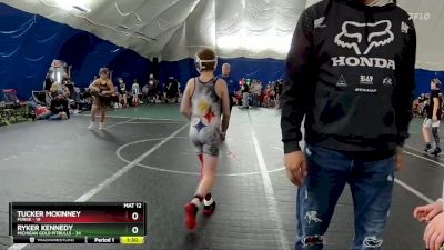 96 lbs Finals (2 Team) - Ryker Kennedy, Michigan Gold Pitbulls vs Tucker McKinney, FORGE