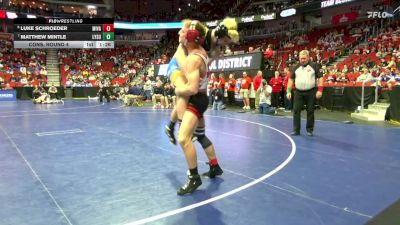 1A-132 lbs Cons. Round 4 - Matthew Mintle, Lynnville-Sully vs Luke Schroeder, Missouri Valley